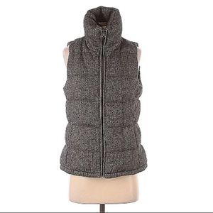 Old Navy Wool Chevron Puffer Vest